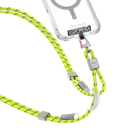 Skinarama Dyno Ve 2-In-1 Usb-C To Usb-C 240W Lanyard And Charging Cable - Yellow